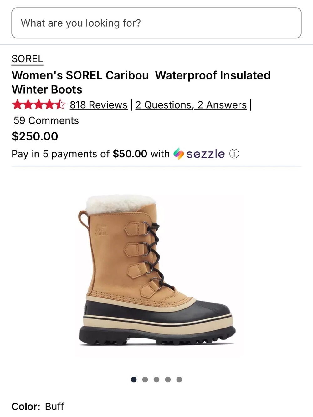 Women’s Size 8 Sorel Winter Boots - Picture 3 of 4